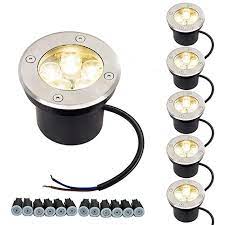 Jesled Led Landscape Lighting Low Voltage Lights 5w In Ground Well Lights Dc12v Pathway Light Led Landscape Lighting Outdoor Garden Lighting Landscape Lighting