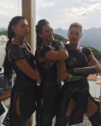 According to my son i'm now the coolest mommy in the world 🙌🏼. Check Out These Behind The Scenes Pictures Of The Lovely Badass Ladies Who Played Amazonians In Wonder Woman And Justice League Album On Imgur