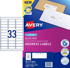 We did not find results for: Avery L7157 Laser Address Labels Smooth Feed 33 Per Page 100 Pack 959060