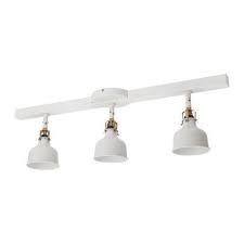 Ranarp Ceiling Track 3 Spotlights White Off White Schienenbeleuchtung Leuchten Deckenstrahler