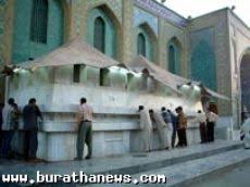 برادات السبيل حول الروضة الحسينية اشرب الماء واذكر عطش الحسين