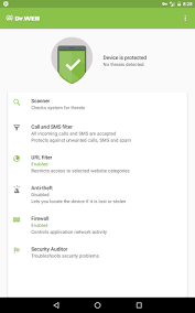 Comprehensive protection from all types . Free Download Dr Web Security Space Apk For Android