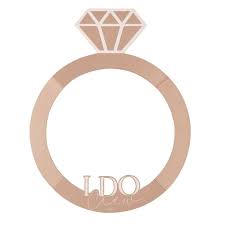 Find photo booth props, backdrops and decorations at party city. Rose Gold Ring Bachelorette Party Photo Booth Frame Ginger Ray