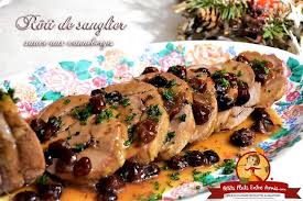 Roti De Sanglier Sauce Aux Canneberges Roti De Sanglier Sauce Aux Canneberges Sanglier Recette