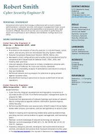 Start at the top with a compelling it security resume objective or summary statement. Cyber Security Engineer Resume Samples Qwikresume
