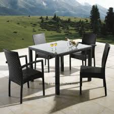 Round tables, especially larger sizes, can take up quite a bit of space, creating the perfect visual effect for a more cavernous restaurant. China Outdoor Aluminum Furniture Stackable Chair Using For Restaurant Set Square Table Yt182 China Rattan Chair Table Wicker Chair Table