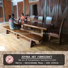Harga kursi kayu jati panjang. Jual Meja Solid Kursi Blok Kombinasi Bangku Terbaru Murah