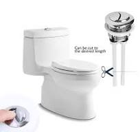 Pulsante di Scarico WC, 2 Pezzi Pulsante per WC a Doppio ...