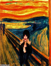 Edvard Munch Art Parody Famous Artwork Popular Paintings