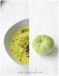 Vazhayila Com Veggie Tomato Curry Green Tomatoes Curry