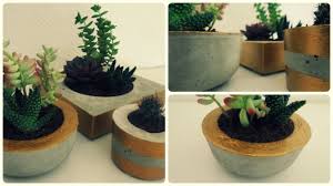 Blumentopf Aus Beton Diy Concrete Planter Eng Sub Youtube