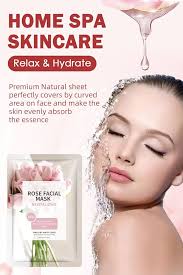 Pink Rose Face Mask Skincare, Rose Sheets Mask, Hydrating Face Masks,  Facial Mask for All SkinTypes, Facial Masks for Women, Moisturizing  Repairing Brightening Facial Mask, Beauty Masks Gifts 10 Pack : Buy