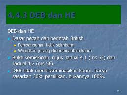 Pemisahan penempatan pemisahan penempatan yang berlaku dalam masyarakat negara ini adalah akibat daripada kesan dasar pecah dan perintah yang diamalkan oleh british. Pembangunan Ekonomi Dalam Konteks Hubungan Etnik Di Malaysia Ppt Download