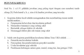 Soal Dan Kunci Jawaban Lomba Dokter Kecil Guru Galeri