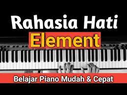 Rahasia Hati Element Tutorial Piano Mudah Cepat Pasti Bisa Youtube