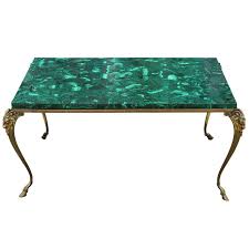 Exquisite French Malachite Brass Rams Head Table 1stdibs Com Malachite Table Brass Decor