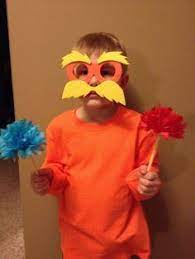 Created This Very Easy Lorax Costume For Dr Seuss Day At School Used The Tutorial Found At Http Dr Seuss Costumes Lorax Costume Storybook Character Costumes