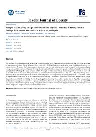 Malaysia's food culture may bond people together over a variety of meals. Weight Status Body Image Perception And Physical Activity Of Malay Female College Students In Kota Bharu Kelantan Malaysia Wan Abdul Manan Wan Muda And Reihaneh Hadipour Academia Edu