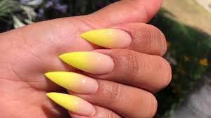 How To Shape Stiletto Nails Youtube