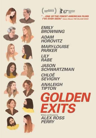 Amazon.com: Golden Exits : Emily Browning, Chloe Sevigny, Analeigh Tipton,  Mary Louise-Parker, Lily Rabe, Jason Schwartzman, Adam Horovitz, Alex Ross  Perry, Joshua Blum, Christos Konstantakopoulos, Alex Ross Perry, Adam  Piotrowicz, Katie Stern: