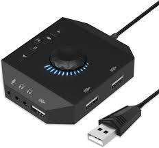 Video switches or u201cbombs u201d. Amazon Com Usb Hub With Audio Adapter Tendak External Sound Card With 3 5mm Headphone Microphone Jack And Volume Control 3 Port Usb Hub For Laptop Pc Hdd Disk Computers Accessories