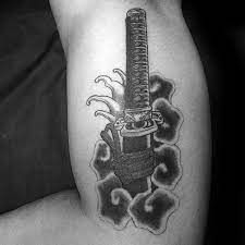 40 Katana Tattoo Designs For Men Japanese Sword Ink Ideas Body Tattoo Design Tattoo Designs Men Tattoos