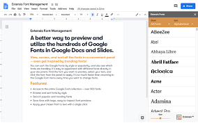 Add fonts to google docs using extensis fonts. Extensis Fonts Google Workspace Marketplace