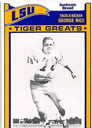 Tickets to games, events and more! George Rice Football Card Lsu Tiger Greats Tackle 1983 Sunbeam 39 At Amazon S Sports Collectibles Store