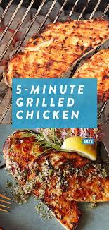 Five Minute Grilled Chicken Cutlets With Rosemary Garlic And Lemon Recipe Recipe Grilled Chicken Recipes Chicken Cutlets Poultry Recipes