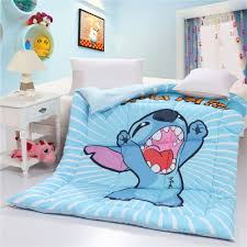 Character Blue Stitch Pokemon Bedding Sets For Single Bed And Duvet Cover In Charming Kids Bedroom Interior D Stitch Disney Disney Comforter Bedroom Design Diy