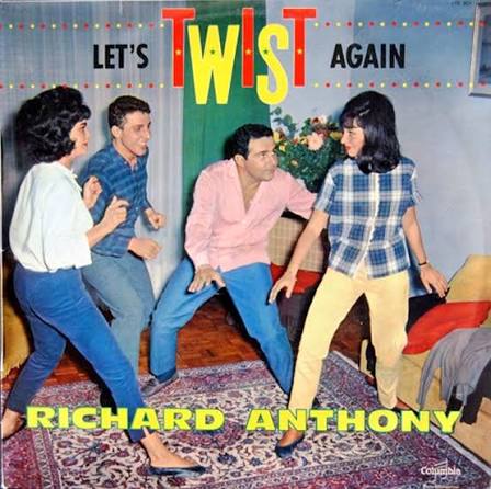 Le Top 5 français du 31 décembre 1961 (Laquelle était votre préférée ?) 1- Richard  Anthony - Let's Twist Again 2- Johnny Hallyday - Wap Dou Wap 3- Johnny  Hallyday - Viens
