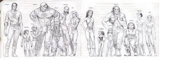 Race Height Size Comparison Charts Photos For Baldurs