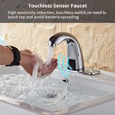 hands free bathroom sink faucet