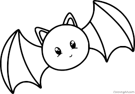 Homehalloweenhalloween # bat coloring pages. Cute Baby Halloween Bat Flying Coloring Page Coloringall