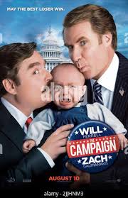 L-r) Zach Galifianakis come Marty Huggins e Will Ferrell come Cam Brady in  Warner Bros Foto commedia LA CAMPAGNA, un Warner Bros Foto di rilascio Foto  stock