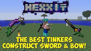 Required materials to make a wooden axe. Hexxit The Best Tinkers Construct Sword Bow How To Make Them Youtube