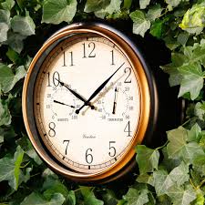 Garten Wanduhr Wetterstation Westminster Wetterstationen Garten Uhren Wanduhr