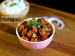 Soya Chunks Fry Recipe Meal Maker Fry Recipe Soyabean Chunks Fry Recipes Food Soya Chunks Recipe