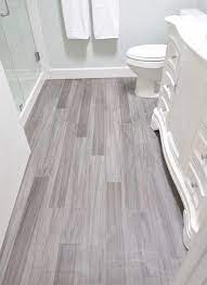 Vinyl plank flooring isn't only durable; 47 Amazing Gray Plank Flooring Ideas Gray Plank Flooring Vinyl Plank Bathroom Floor Budget Friend Small Bathroom Remodel Budget Bathroom Remodel Small Remodel