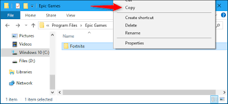 There is something left in the directory. How To Move Fortnite To Another Folder Drive Or Pc