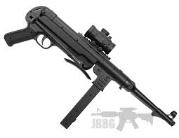 German Mp40 Bb Gun Just Bb Guns Ireland The mp 40 (maschinenpistole 40) is a submachine gun chambered for the 9×19mm parabellum cartridge. german mp40 bb gun