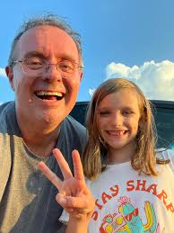 Running with my oldest daughter for her birthday