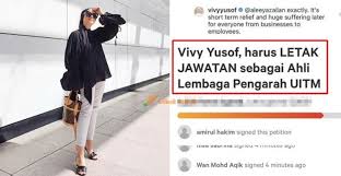 Jadi, kalau anda tiada support system yang baik, siapa yang akan bangkitkan semula semangat anda ketika anda sedang jatuh? Dah Orang Tak Suka Orang Sign Lah Vivy Yusof Nak Saman Orang Yang Buat Petisyen Letak Jawatan Ahli Lembaga Pengarah Uitm Lobak Merah