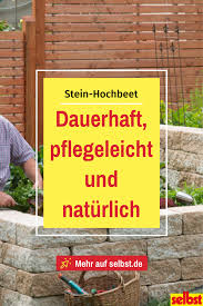 Stein Hochbeet Selbst De In 2020 Hochbeet Steinhochbeet Hochbeet Selber Bauen