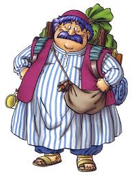 She has fair skin, big blue eyes, small breasts, and a black headband with two bells on one side, and a large, black bow on the other side. Torneko Taloon Dragon Quest Wiki