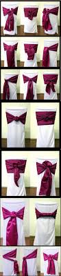 18 Ways To Tie A Chair Sash Wedding Chair Sashes Wedding Chair Decorations Wedding Chairs