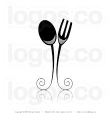 Very Cute Black And White Designs Clip Art Royalty Free Black And White Spoon And Fork Logo By Bnp Desi Black And White Design Design Catering Business Logo