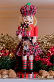 Whether You Re From Scotland Or Not You Ll Love Our Scottish Nutcracker He Even Comes With A Tiny Ba Pink Christmas Diy Tartan Christmas Nutcracker Christmas