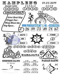 Syair Togel Singapore Hari Ini 18 Februari 2019 Sydney Asia Dewi Bulan