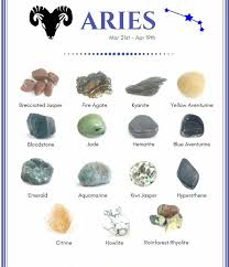 Aries March 21st April 19th Crystal Zodiac Guide Healing Crystal Jewelry Crystal Healing Stones Crystal Healing